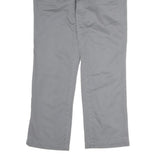 TOMMY HILFIGER Mens Cotton Grey Regular Straight Trousers W32 L29 Casual Classic