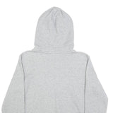 CHAMPION Womens Grey Hoodie L Cotton Blend Pullover Casual Sports Sweatshirt