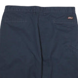 DICKIES Mens Shorts Navy Blue Casual Cotton Blend 2XL W36 Workwear Pocket