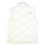 THE NORTH FACE Womens White Jacket L Nylon Quilted Lightweight Outdoor Vest