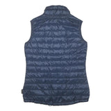 JACK WOLFSKIN Womens Navy Blue Lightweight Quilted Jacket S Polyester Blend Zip