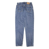 LEVI'S Womens Relaxed Tapered Denim Medium Blue W28 L32 Classic Cotton Zip Jeans