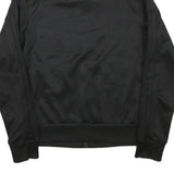 PUMA Womens Black Pink Logo Jacket M Polyester Blend Zip Athletic Track Top