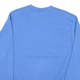 CHAMPION Mens Blue Flashes Football Crew Neck M Cotton Blend Sweatshirt