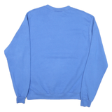 CHAMPION Mens Blue Flashes Football Crew Neck M Cotton Blend Sweatshirt