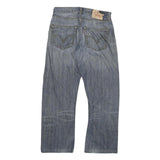 LEVI'S 501 Mens Jeans Blue Regular Straight Denim Medium W30 L27 Classic Button