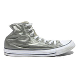 CONVERSE Chuck Taylor All Star Womens High Top Trainers Silver Canvas UK 9.5