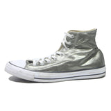 CONVERSE Chuck Taylor All Star Womens High Top Trainers Silver Canvas UK 9.5
