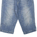 OKAY FASHION WEAR Mens Denim Blue Casual Shorts L W38 Cotton Blend Comfortable