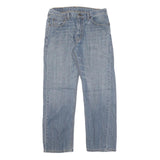 LEVI'S 505 Mens Jeans Blue Regular Straight Denim Light W33 L30 Classic Fit Zip