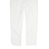 POLO RALPH LAUREN Womens Cotton Blend White Regular Fit Straight Trousers W32