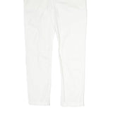 POLO RALPH LAUREN Womens Cotton Blend White Regular Fit Straight Trousers W32