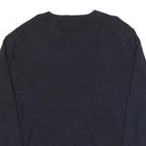 NAUTICA Mens Navy Blue Plain Cotton Blend Crew Neck Basic Knit Jumper XL