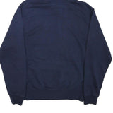 NIKE Mens Navy Hoodie S Cotton Blend Casual Pullover Sweatshirt