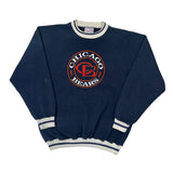Chicago Bears Crable Football Sweatshirt - XL Navy Cotton Blend