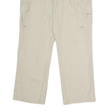 RED HEAD Mens Cotton Beige Regular Cargo Trousers W36 L30 Utility Casual