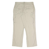 RED HEAD Mens Cotton Beige Regular Cargo Trousers W36 L30 Utility Casual