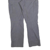 CARHARTT Mens Cotton Blend Grey Relaxed Fit Straight Leg Trousers W33 L32