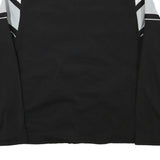 PUMA Mens Black & White Sports Zip Jacket M Polyester Blend Colourblock