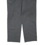 DICKIES Mens Polyester Blend Black Regular Straight Trousers W38 L30 Workwear