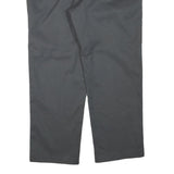 DICKIES Mens Polyester Blend Black Regular Straight Trousers W38 L30 Workwear