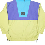 SCHOFFEL Womens Blue & Purple & Yellow Outdoor Jacket XL Polyester Blend Zip