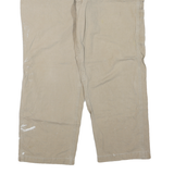 CARHARTT Mens Jeans Beige Regular Straight Denim W42 L30 Workwear Zip Pocket