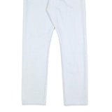 LEVI'S 501 Womens Jeans White Regular Straight Denim Light W31 L32 Classic Fit