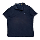 Polo By Ralph Lauren Slim Fit Polo Shirt - 2XL Navy Cotton