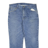 CARHARTT Mens Jeans Blue Regular Straight Denim Medium W40 L30 Classic Fit Zip