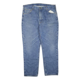 CARHARTT Mens Jeans Blue Regular Straight Denim Medium W40 L30 Classic Fit Zip