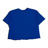 Daytona 500 Nascar Cropped T-Shirt - Medium Blue Cotton