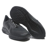 NIKE Air Zoom Pegasus 36 Mens Low Top Trainers Black Synthetic UK 6 Running