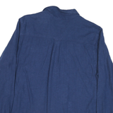 WOOLRICH Mens Blue Cotton Blend Shirt XL Casual Classic Long Sleeve Button