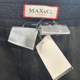 Max & Co Midi Skirt - 28W UK 8 Black Cotton