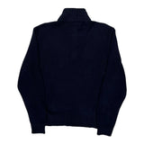 Polo By Ralph Lauren 1/4 Zip - Large Navy Cotton