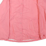 BLAIR Womens Pink Button Jacket S Polyester Blend Plain Casual Lightweight
