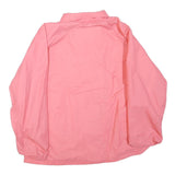 BLAIR Womens Pink Button Jacket S Polyester Blend Plain Casual Lightweight