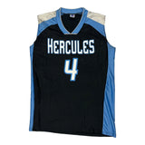 Made In USA Hercules Russell Athletic Jersey - Large Blue Polyester