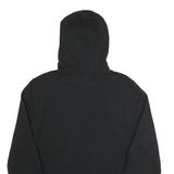 CHAMPION Mens Black Hoodie S Cotton Blend Pullover Save Lands Print