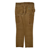 Carhartt Carpenter Pants - 33W 31L Brown Cotton