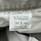 Wrangler Carpenter Shorts - 32W 12L Gray Cotton