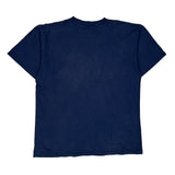 Made In USA Single Stitch West Virginia Anvil Graphic T-Shirt - Large Navy Cotton