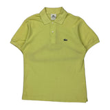 Lacoste Polo Shirt - Medium Yellow Cotton