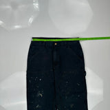 Dakota Grizzly Double Knee Carpenter Trousers - 31W 30L Black Cotton