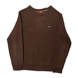 Nike Sweatshirt - Large Brown Cotton