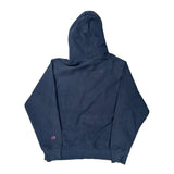 Reverse Weave Champion Hoodie - Medium Blue Cotton