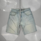 Avirex Denim Shorts - 34W 11L Light Wash Cotton