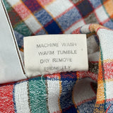 Alfie California Checked Short Sleeve Shirt - Medium Multicoloured Cotton Blend