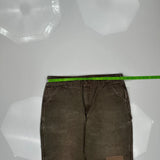 Carhartt Double Knee Carpenter Trousers - 36W 30L Brown Cotton